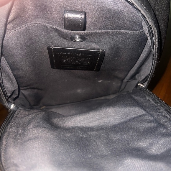 Coach Charles Backpack/Crossbody Bag Black - Picture 3 of 9